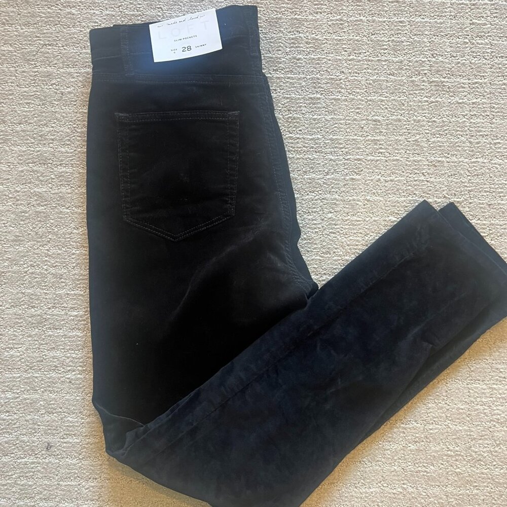 Black Brushed Jeans (feels like velvet, but isn't)